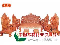 紅木沙發 紅木家具 雕龍寶座沙發 魯創紅木 東陽紅木廠家