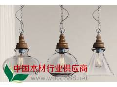 復(fù)古米蘭餐廳設(shè)計師的燈酒吧臺咖啡店個性簡約創(chuàng)意木紋玻璃吊燈具