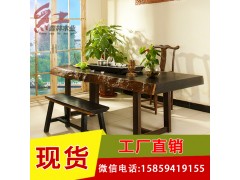 巴花黑檀實木大板根雕茶盤現貨供應