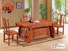 老榆木家具_(dá)真龍茶臺(tái)_茶臺(tái)批發(fā)