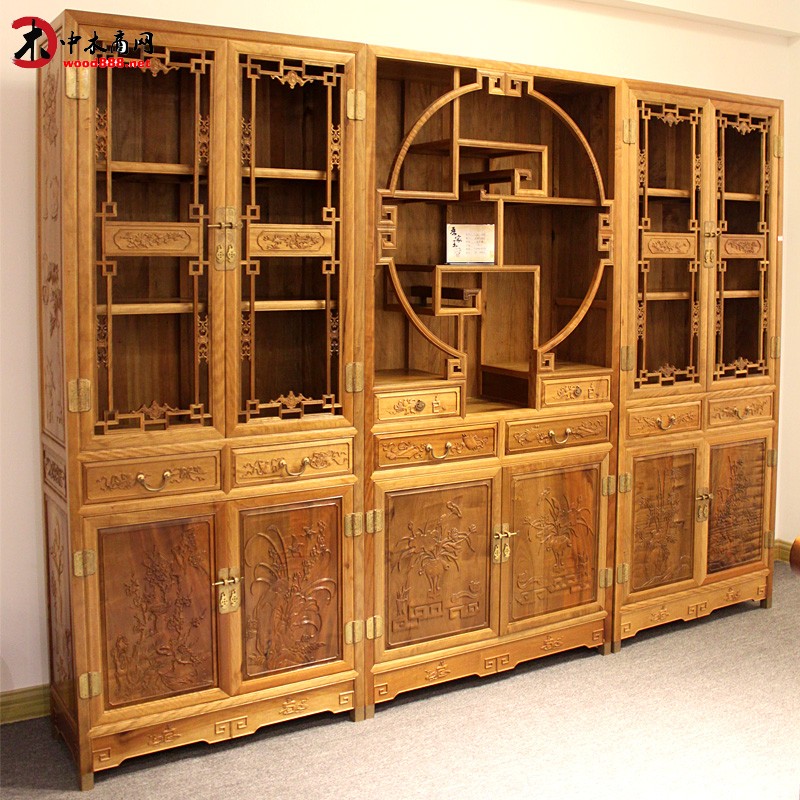 金絲楠木書柜