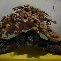 新品(松鶴延年)44*17*24 非常漂亮_檀香工藝品