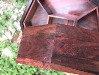 福建木質工藝品廠家紅木木質工藝品果盒抽紙盒收納盒老撾紅酸枝