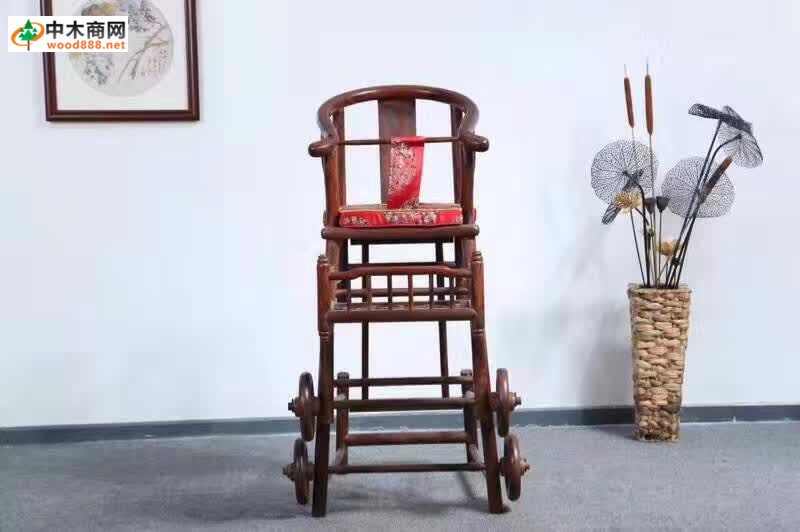 仙作大紅酸枝寶寶椅子