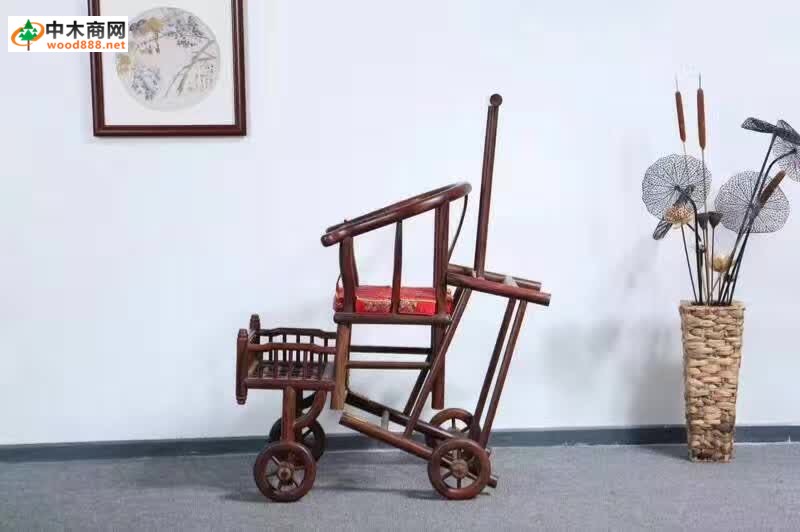仙作大紅酸枝寶寶椅子