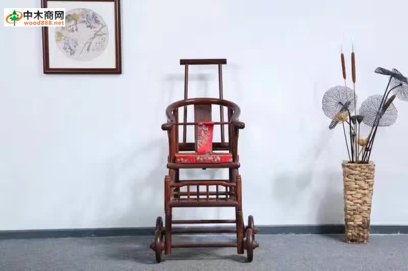 仙作大紅酸枝寶寶椅子