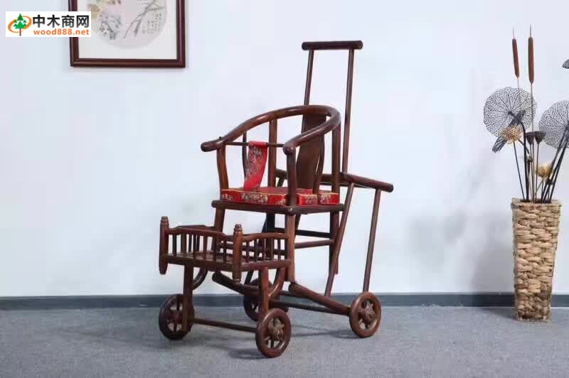 仙作大紅酸枝寶寶椅子
