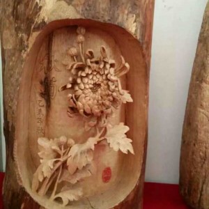 香樟秋菊工藝擺件優價出售