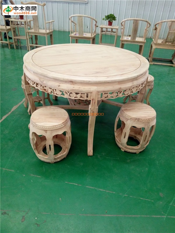純實木老榆木家具餐桌椅批發