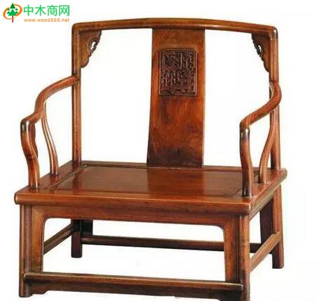 三欞矮靠背南官帽椅