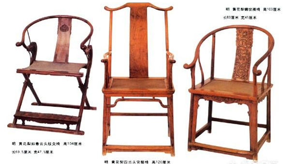 明式家具的裝飾手法多變化，以雕、鏤、嵌、描為主