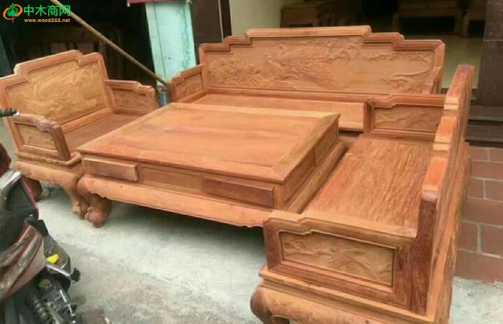 孔雀沙發半成品（白胚）