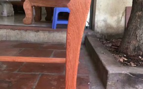 緬花梳妝臺120x50X153_偉美紅木家具_中木商網