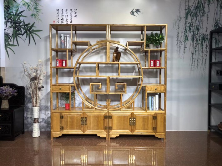 金絲楠木博古架,小葉楨楠多寶閣,展架,置物架圖片