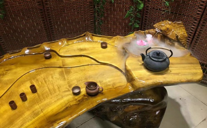 金絲楠木根流水臺價格