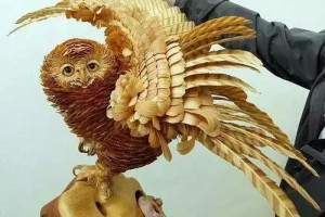 天哪，這是木頭雕的嗎，這是真牛逼啊！