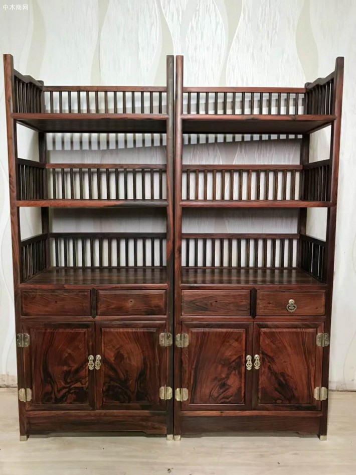 印度小葉紫檀書柜