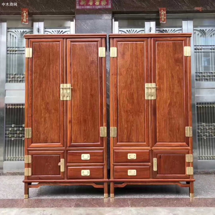 緬甸花梨成品衣柜紅木家具廠家批發(fā)
