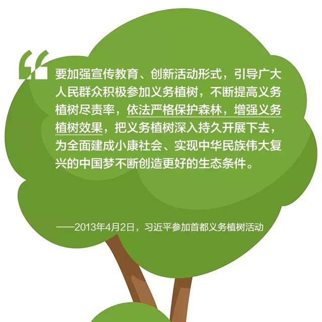 植樹造林習近平
