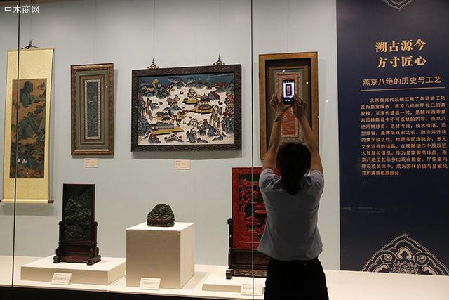 游客參觀展覽