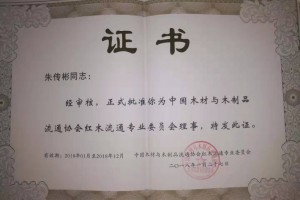 2018木材與木制品流通協會理事