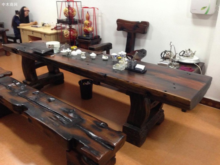 船木辦公桌 船木家具 寧波船木裝修