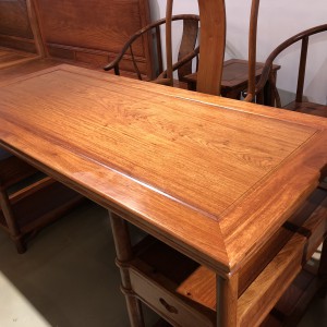 緬花明式圓包圓寫字臺兩件套國內品牌