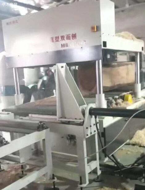 木工壓刨重型雙面壓刨使用方法視頻