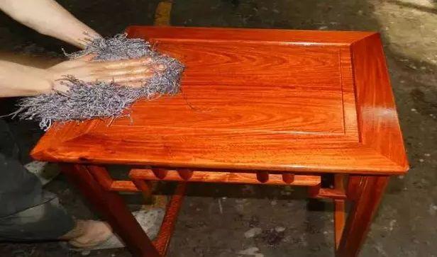 紅木家具制作的最后一個工序