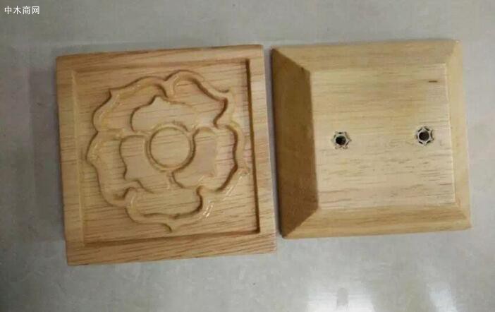 橡膠木木質結構粗且均勻