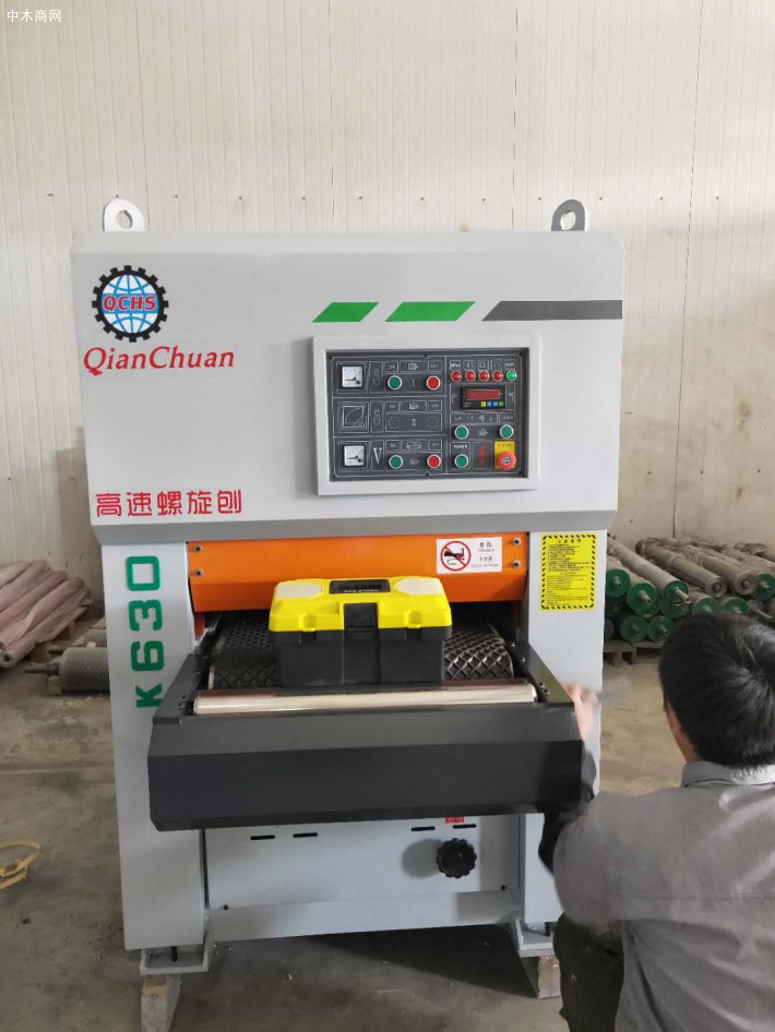 全自動人造板兩面砂光機生產線視頻品牌