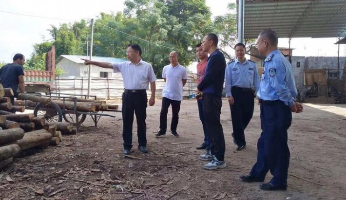 開展木材加工企業安全生產大檢查,貴州茶店街道