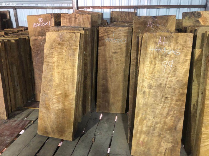  瀘水天澤易風水文化金絲楠大板茶幾料高清圖片