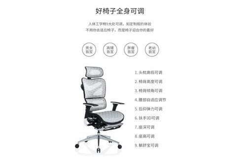 人體工學電腦椅的優點及特點有那些圖片