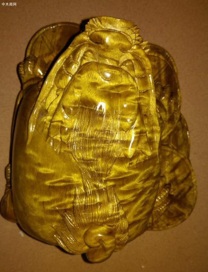 金絲楠木龍龜擺件