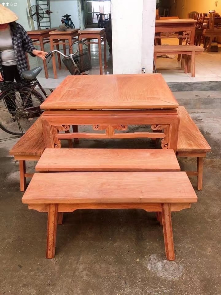 緬花八仙桌供應廠家圖片