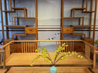 緬甸花梨新中式沙發(fā)六件套出廠價2萬6千元