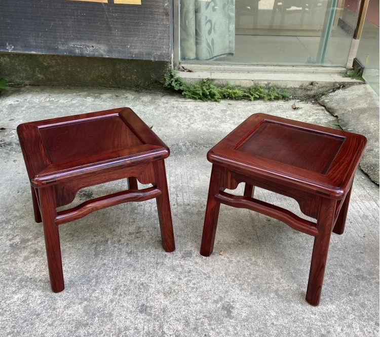 憑祥匠心居榫卯結構花枝木富貴凳制作工藝流程批發