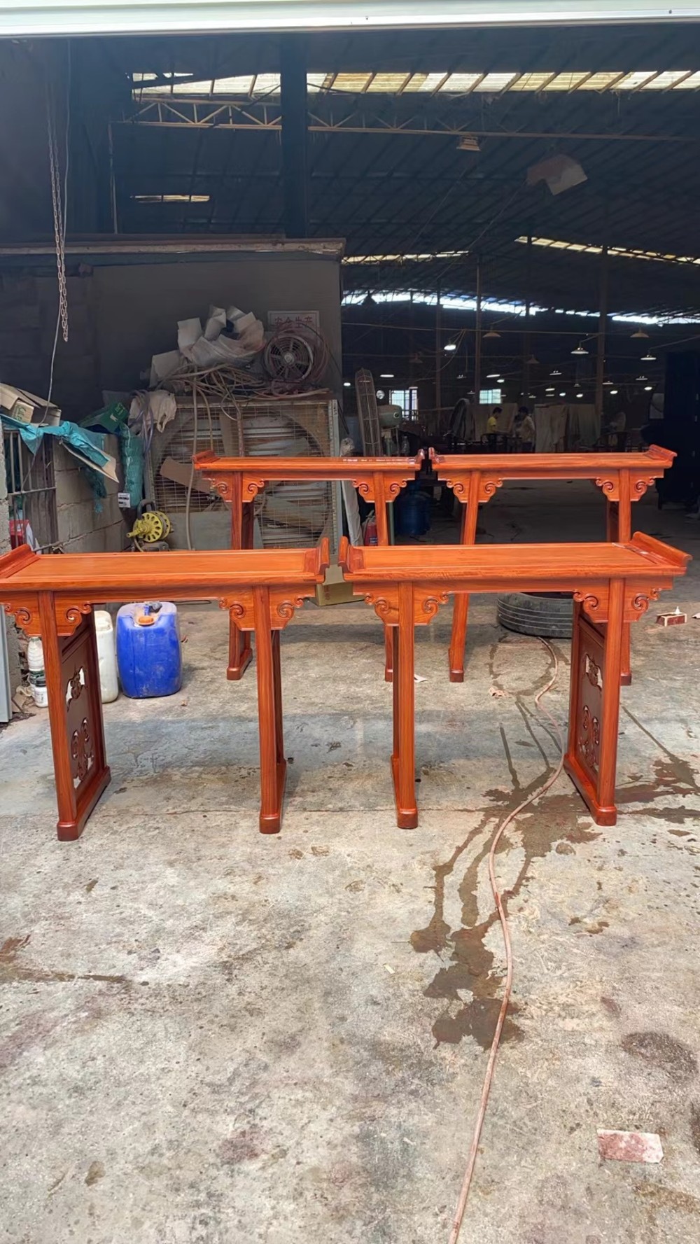 憑祥龍之涵紅木家具緬甸花梨條案價格批發