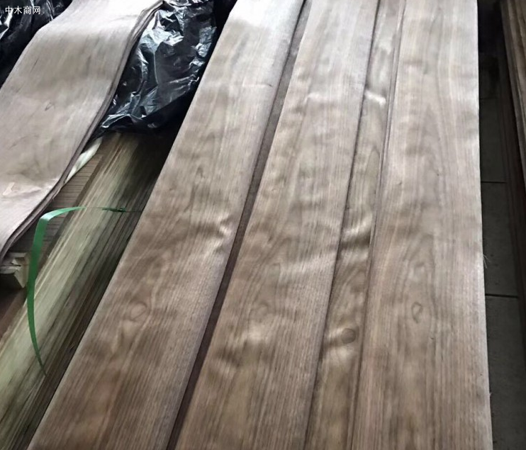 北美黑胡桃直紋木皮價格行情