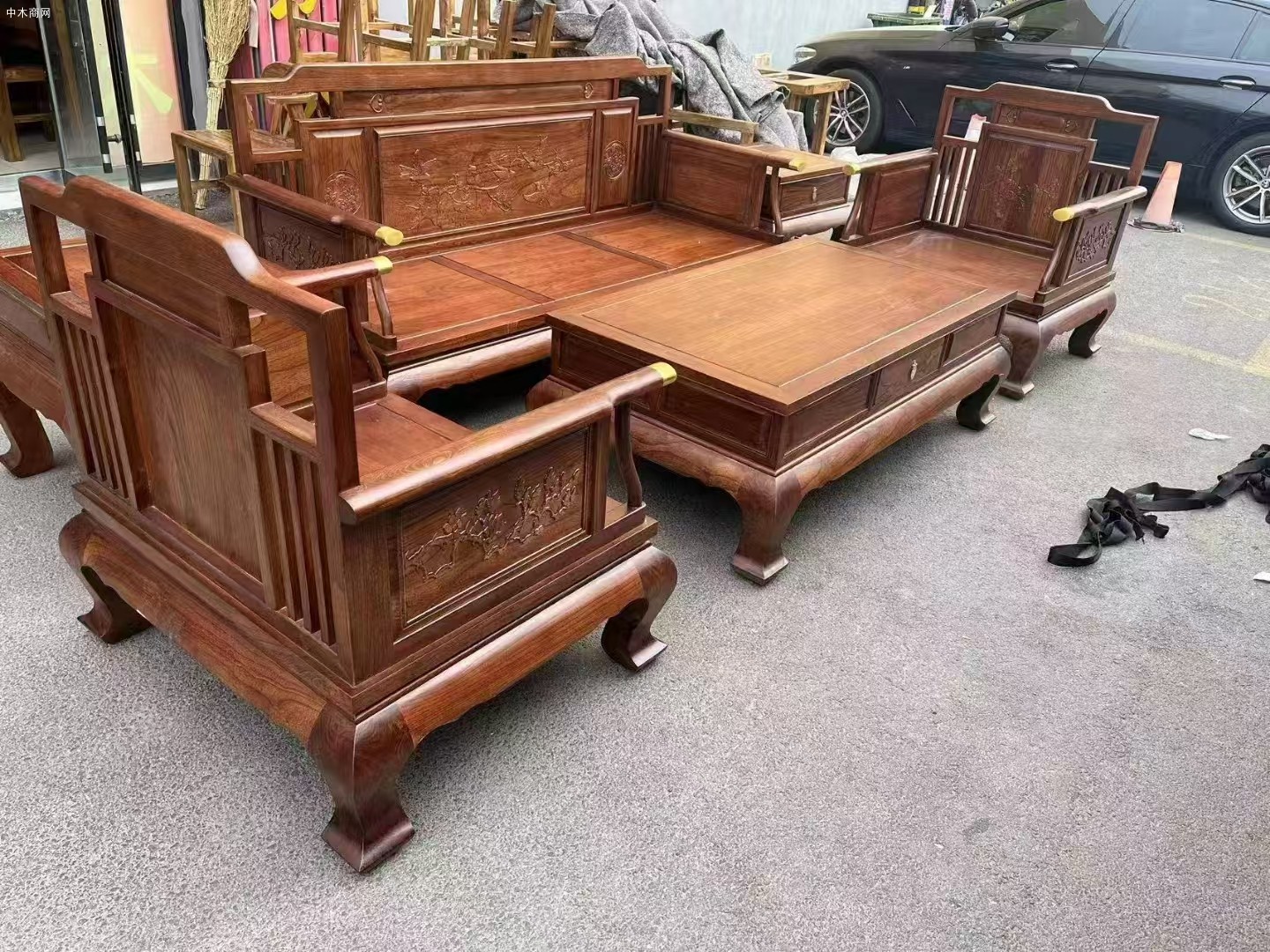 天地木緣家具廠家直銷俄羅斯榆木白茬家具
