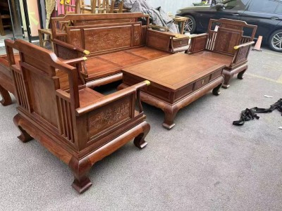 天地木緣家具廠家直銷俄羅斯榆木白茬沙發家具