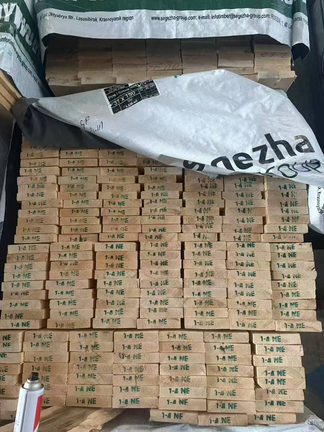 俄羅斯NOVO樟子松烘干板材批發圖片